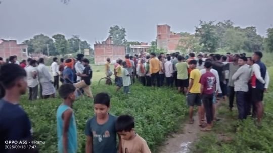 कौशाम्बी18सितम्बर25*आकाशीय बिजली की चपेट में आने से महिला व दो बकरियों की मौत*