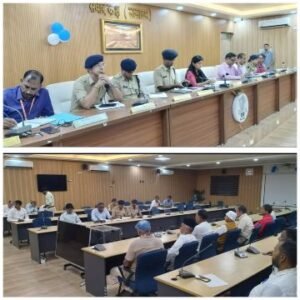 रोहतास20सितम्बर25*रोहतास में दुर्गापूजा को लेकर शांति समिति की बैठक:-