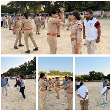 मथुरा22सितम्बर25*पुलिस लाइन ग्राउंड में महिला पुलिस कर्मियों को दिया गया प्रशिक्षण* मथुरा22सितम्बर25*पुलिस लाइन ग्राउंड में महिला पुलिस कर्मियों को दिया गया प्रशिक्षण*