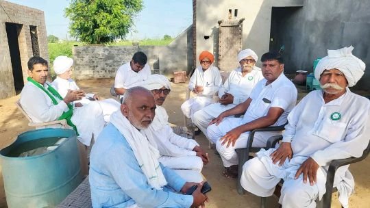 जींद हरियाणा22सितम्बर25*भाकियू नैन के राष्ट्रीय अध्यक्ष जोगेन्द्र घासीराम नैन पहुंचे जगह जगह होने वाली दुखद घटनाओं में शामिल होने