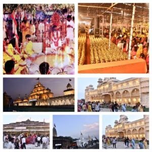 इंदौर23सितम्बर25*विजयानंद गिरी जी महाराजवसंत के सान्निध्य में सिद्धि नवरात्रि महोत्सव जारी