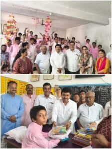 लखीमपुर-खीरी24सितम्बर25*आदर्शमूक बधिर विद्यालय में पूर्व गृह राज्य मंत्री अजय मिश्रा ‘टेनी’ ने बच्चों को फल वितरित किए