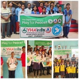 पूर्णिया बिहार 24 सितंबर25* विश्व शांति दिवस को पीस फाॅर और सलीप दिवस के रूप में मनाया गया