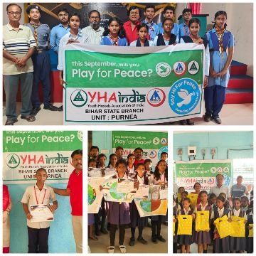 पूर्णिया बिहार 24 सितंबर25* विश्व शांति दिवस को पीस फाॅर और सलीप दिवस के रूप में मनाया गया पूर्णिया बिहार 24 सितंबर25* विश्व शांति दिवस को पीस फाॅर और सलीप दिवस के रूप में मनाया गया