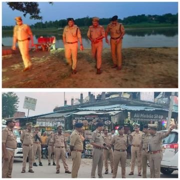 सुल्तानपुर24सितम्बर25*नवरात्रि व दुर्गा पूजा को लेकर एसपी का फ्लैग मार्च*बल्दीराय के इसौली घाट पर सुरक्षा व्यवस्था की जांच* सुल्तानपुर24सितम्बर25*नवरात्रि व दुर्गा पूजा को लेकर एसपी का फ्लैग मार्च*बल्दीराय के इसौली घाट पर सुरक्षा व्यवस्था की जांच*