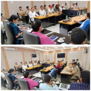 पूर्णिया बिहार23सितंबर25*जिले में दुर्गा पूजा शांतिपूर्ण एवं सौहार्दपूर्ण वातावरण संपन्न को लेकर शांति समितिकी बैठक