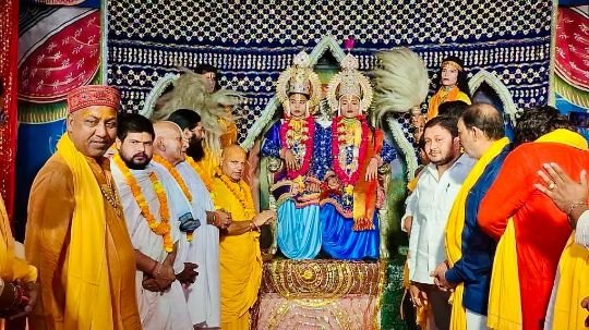 अयोध्या25सितम्बर25*भगवदाचार्य स्मारक सदन की पौराणिक रामलीला का आज छठवा दिवस.