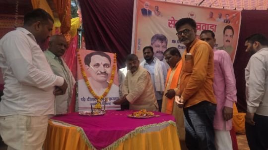 अयोध्या25सितम्बर25*पंडित दीनदयाल उपाध्याय जयंती पर विधायक ने बूथ स्तर पर दिखाई सक्रियता