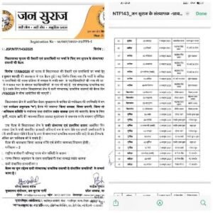 पटना25सितम्बर25*विधानसभा चुनाव की तैयारी एवं प्रत्याशियों पर चर्चा के लिए जन सुराज के संस्थापक / प्राथमिक सदस्यों की बैठक