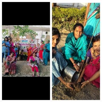 मथुरा26 सितंबर 2025 *मात्रशक्तियों ने किए वृक्षारोपण*