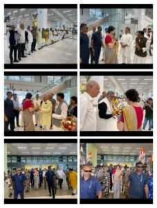पटना26सितम्बर25*पटना एयरपोर्ट पर काँग्रेस की राष्ट्रीय महासचिव प्रियंका गांधी का भव्य स्वागत