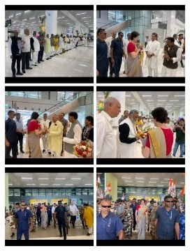 पटना26सितम्बर25*पटना एयरपोर्ट पर काँग्रेस की राष्ट्रीय महासचिव प्रियंका गांधी का भव्य स्वागत पटना26सितम्बर25*पटना एयरपोर्ट पर काँग्रेस की राष्ट्रीय महासचिव प्रियंका गांधी का भव्य स्वागत