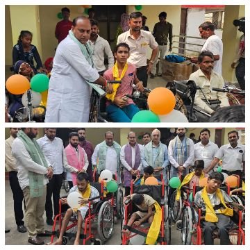 मथुरा 27 सितंबर 2025*भाजपा महानगर द्वारा दिव्यांगजनों को 116 सहायक उपकरण वितरित*