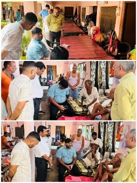 लखीमपुर खीरी28सितम्बर25*एडीएम नरेंद्र बहादुर सिंह ने नौरंगाबाद वृद्धा आश्रम का औचक निरीक्षण किया