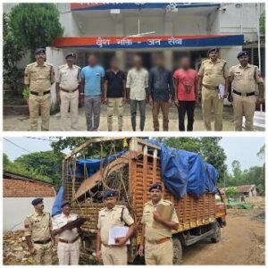 अनूपपुर28सितम्बर25*करोड़ों रुपए का कबाड़ जप्त* अनूपपुर पुलिस अधीक्षक मोती उर रहमान द्वारा अवैध कबाड़ के विरुद्ध बड़ी कार्यवाही*