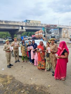 मथुरा 30 सितंबर 25 थाना रिफाइनरी अंतर्गत मनाया गया “MISSION SHAKTI”