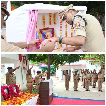 बाराबंकी2अक्टूबर25*एसपी ने गांधी-शास्त्री जयंती पर दी श्रद्धांजलि, दिलाई राष्ट्रीय एकता व अहिंसा की शपथ