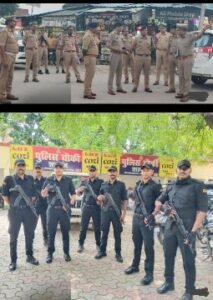 सुल्तानपुर3अक्टूबर25*सुरक्षा व्यवस्था चाक-चौबंद चप्पे-चप्पे पर पुलिस-ब्लैक कमांडो व खूफिया एजेंसी गड़ाए है नज़र*