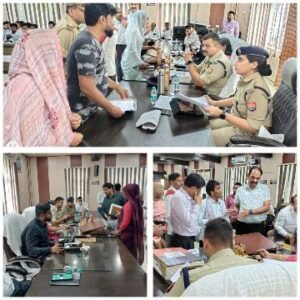 बाँदा4अक्टूबर25*जिलाधिकारी बांदा, जे0रीभा की अध्यक्षता में तहसील सदर बाॅदा में सम्पूर्ण समाधान दिवस का आयोजन किया गया।