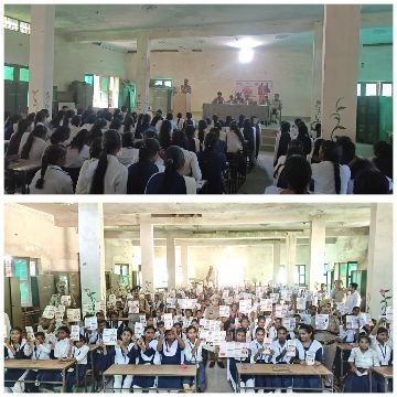 कानपुर नगर4अक्टूबर25*राम सहाय इंटर कॉलेज में एडीसीपी कपिल देव सिंह ने छात्राओं को जागरूक किया