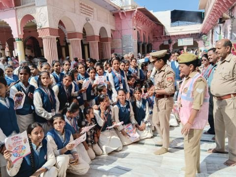 मथुरा 7 अक्टूबर 25 बलदेव थाना अंतर्गत मनाई गई “MISSION SHAKTI”