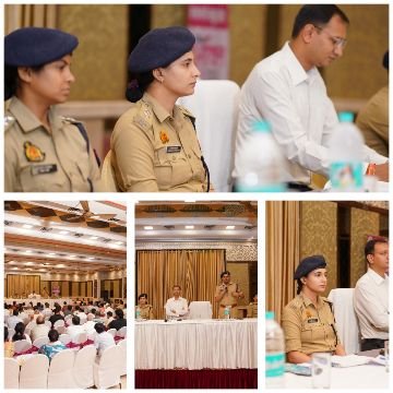 मथुरा 9 अक्टूबर* 25 वरीय पुलिस अधीक्षक मथुरा द्वारा बृजवासी रॉयल में व्यापारियों एवं महिला की सुरक्षा हेतु प्रेस कॉन्फ्रेंस*