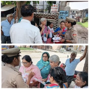 मथुरा 9 अक्टूबर 25 *थाना बलदेव में महिलाओं को मिशन शक्ति के तहत किया गया जागरूक *