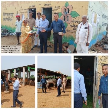 कानपुर देहात9 अक्टूबर25*जिलाधिकारी कपिल सिंह के निर्देश पर जनपद की 81 गौशालाओं का एक साथ निरीक्षण*