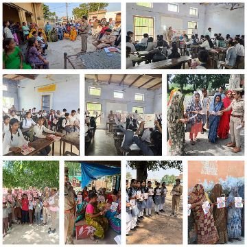 मथुरा10अक्टूबर25* तहत मिशन शक्ति फेज 5.0 के तहत महिला सशक्तिकरण एव जागरूकता अभियान चलाया गया 