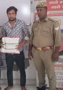 मथुरा 11 अक्टूबर 25*थाना वृन्दावन पुलिस द्वारा एक अभियुक्त को किया गिरफ्तार, कब्जे से 700 ग्राम अवैध गांजा बरामद ।*