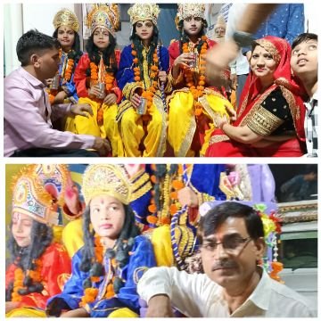 मथुरा11अक्टूबर25*गांव हसनपुर में धूमधाम से निकली राम बारात