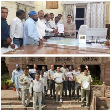 जोधपुर11अक्टूबर25*CJI पर जूता फेंकने के विरोध में शहर कांग्रेस अनुसूचित जाति विभाग ने डीएम को ज्ञापन सौंपा। जोधपुर11अक्टूबर25*CJI पर जूता फेंकने के विरोध में शहर कांग्रेस अनुसूचित जाति विभाग ने डीएम को ज्ञापन सौंपा।