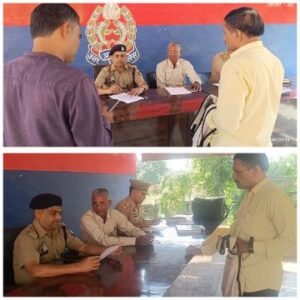 मथुरा11अक्टूबर25*थाना सुरीर में लगा थाना दिवस समस्याओ का हुआ निस्तारण