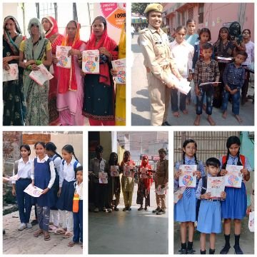 मथुरा14अक्टूबर25*मिशन शक्ति फेज 5.0 के तहत जनपद के सभी थानों में महिलाओं एवं बच्चियों को जागरूक किया*