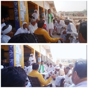 धमतान हरियाणा14अक्टूबर25*भाकियू के राष्ट्रीय अध्यक्ष चौ0 जोगेन्द्र घासीराम नैन ने अपने साथियों संग मंडी का निरीक्षण किया