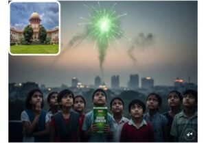 नई दिल्ली15अक्टूबर25*सुप्रीम कोर्ट ने दीपावली पर दिल्ली एनसीआर में ग्रीन क्रैकर के इस्तेमाल की इजाजत दी