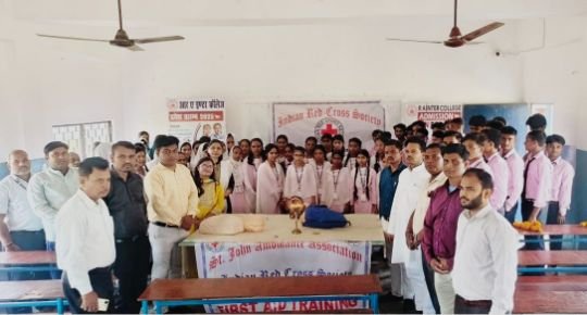 अयोध्या17अक्टूबर25*रेड क्रॉस सोसाइटी द्वारा हृदय व रक्त वाहिकाओं से संबंधित बचाव का दिया गया प्रशिक्षण