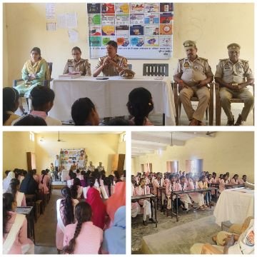 बाँदा17अक्टूबर25*मिशन शक्ति अभियान व साइबर क्राइम के अंतर्गत महिलाओं एवं बालिकाओं को दी गई जानकारी।