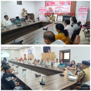 मथुरा17अक्टूबर25*सुरेश चंद्र रावत अपर पुलिस अधीक्षक ग्रामीण द्वारा संपूर्ण जनपद से आए हुए शिक्षक - शिक्षिकाओं की गोष्ठी की गई