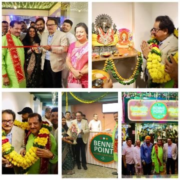 आगरा17अक्टूबर25*ऑथेंटिक साउथ इंडियन रेस्टोरेंट का  प्रोफेसर एसपी सिंह बघेल जी ने फीता काटकर उद्घाटन किया