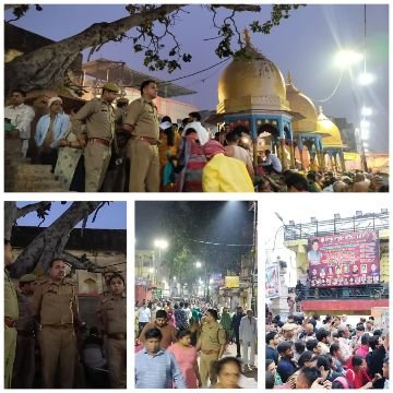 मथुरा 23 अक्टूबर 25 *पुलिस अधीक्षक मथुरा द्वारा पैदल नगर भ्रमण *