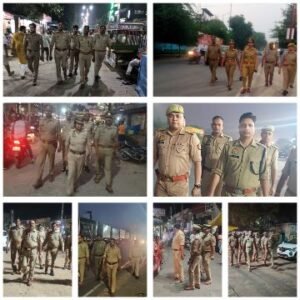 मथुरा 24 अक्टूबर 25*पैदल गश्त*