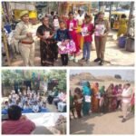 मथुरा25अक्टूबर25*मिशन शक्ति फेज़ 5.0 के तहत थाना नौहझील, जमुनापार, रिफाइनरी के अंतर्गत महिलाओं एवं बच्चियों को किया गया जागरूक*