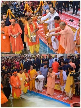 लखनऊ27अक्टूबर25*सीएम ने लक्ष्मण मेला मैदान पर गोमती के तट पर भगवान सूर्य को अर्घ्य देकर प्रार्थना की। लखनऊ27अक्टूबर25*सीएम ने लक्ष्मण मेला मैदान पर गोमती के तट पर भगवान सूर्य को अर्घ्य देकर प्रार्थना की।