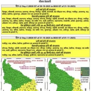 लखनऊ30अक्टूबर25*बंगाल की खाड़ी में बने चक्रवाती तूफान मोंथा के अवशेष से पूर्वांचल में भारी वर्षा की संभावना, लखनऊ30अक्टूबर25*बंगाल की खाड़ी में बने चक्रवाती तूफान मोंथा के अवशेष से पूर्वांचल में भारी वर्षा की संभावना,