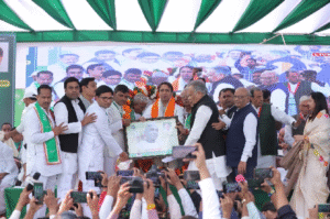 ममथुरा 16 नवंबर 2025*राष्ट्रीय लोक दल के राष्ट्रीय अधिवेशन आदरणीय जयंत चौधरी जी राष्ट्रीय अध्यक्ष चुने जाने ओ पर खुशी की लहर