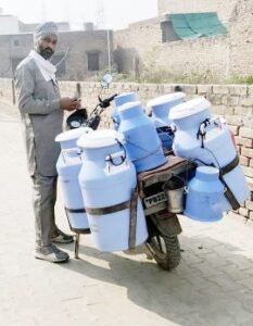 पंजाब 13/11/25*गांव से सप्लाई हो रहा मिलावटी दूध, लोगों ने की कार्यवाई की मांग