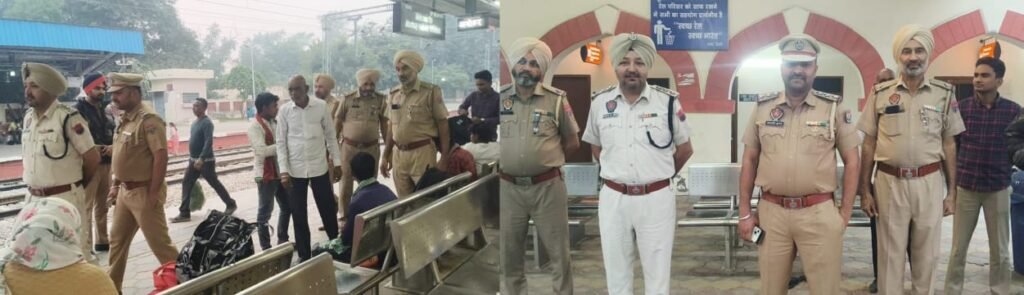पंजाब 13/11/25*रेलवे स्टेशन अबोहर पर पुलिस ने चलाया चैकिंग अभियान पंजाब 13/11/25*रेलवे स्टेशन अबोहर पर पुलिस ने चलाया चैकिंग अभियान