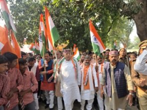 अयोध्या 18/11/25*वंदेमातरम का जयघोष से सरदार पटेल को नमन कर निकली एकता पद यात्रा