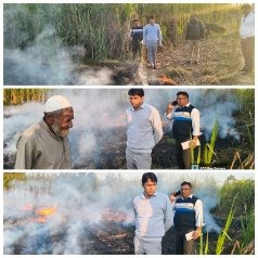 सहारनपुर 30/11/25*फसल अवशेष जलाना पडेगा महंगा, उपज़िलाधिकारी ने किसान पर लगाया 5000 का जुर्माना...*